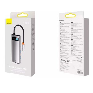 هاب 7 پورت باسئوس USB-C مدل WKWG020113